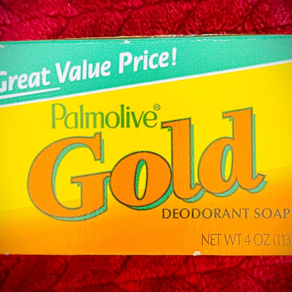 NEW, Vintage Palmolive Gold Deodorant Soap, 4 Oz Bar. Factory Sealed.